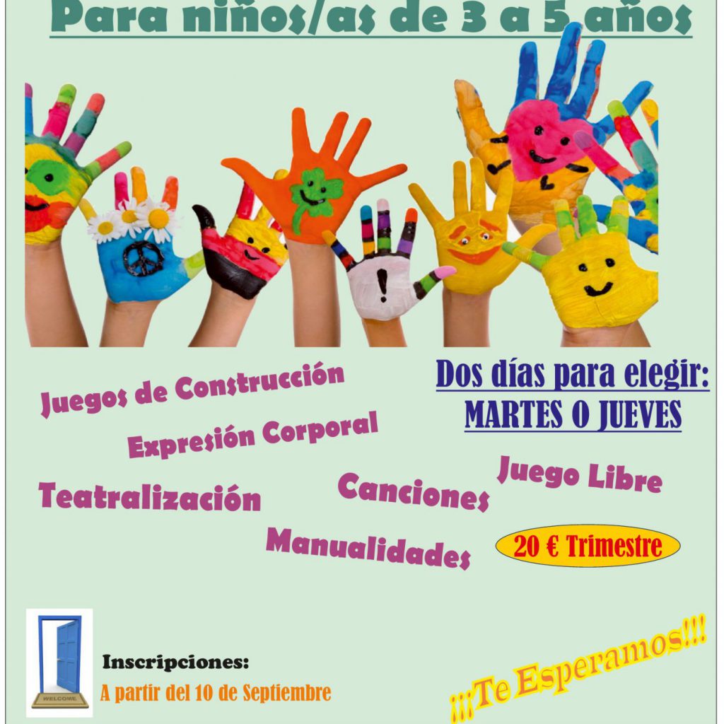 Cartel Inicio Curso 2018 19 – Actividad Taller De Los Sentidos 001 (final)