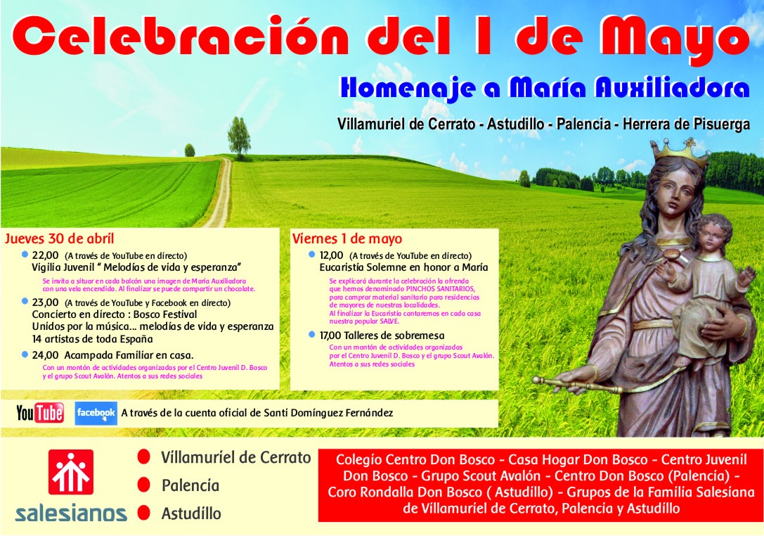 CELEBRACION 1 MAYO – ACTIVIDADES